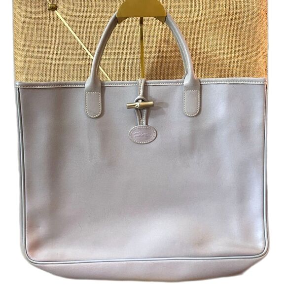 LONGCHAMP Roseau Lavender Leather Bag